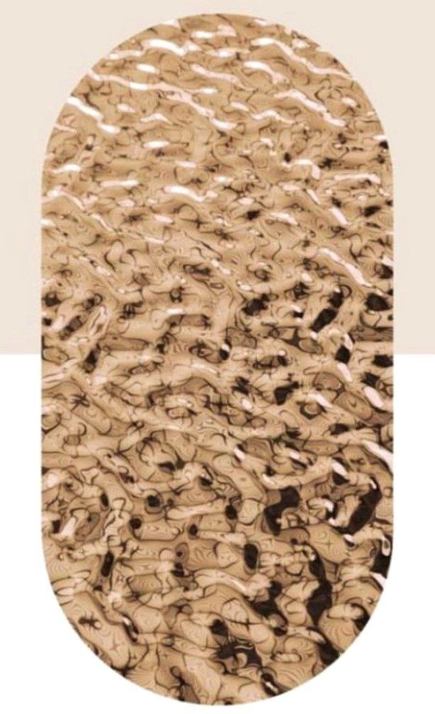 پنل موج دار بامبو رزگلد