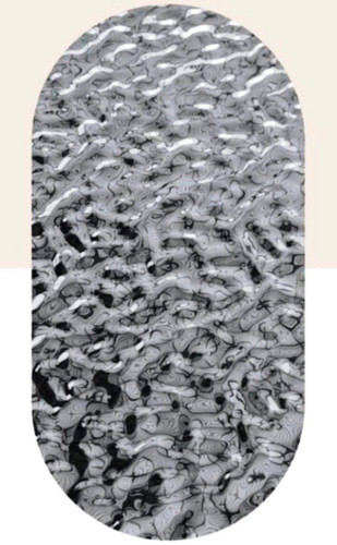 پنل موج دار بامبو نقره ای