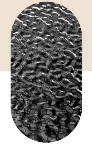 پنل موج دار بامبو مشکی