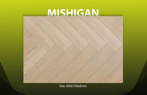پارکت جناغی میشیگان وپال 8 میل
